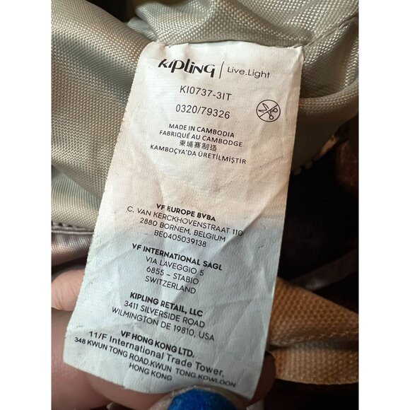 Kipling Shayna Metallic Crossbody Bag Kawaii Skater Cute Goth 90s - Picture 4 of 10